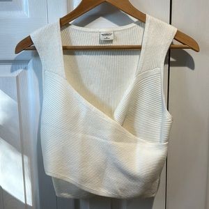 Abercrombie & Fitch “LuxeLoft Wrap Top”